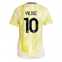 Camiseta Juventus Kenan Yildiz #10 Visitante Equipación para mujer 2024-25 manga corta